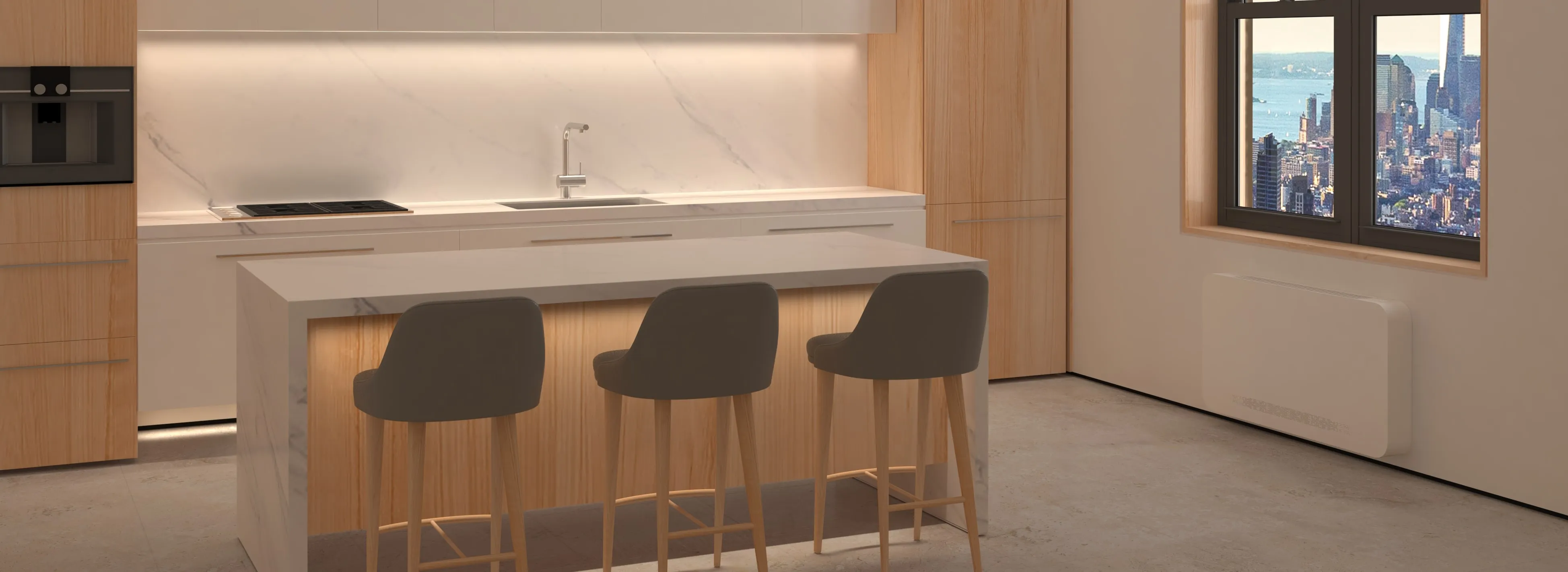 A LOOP console in a modern kitchen