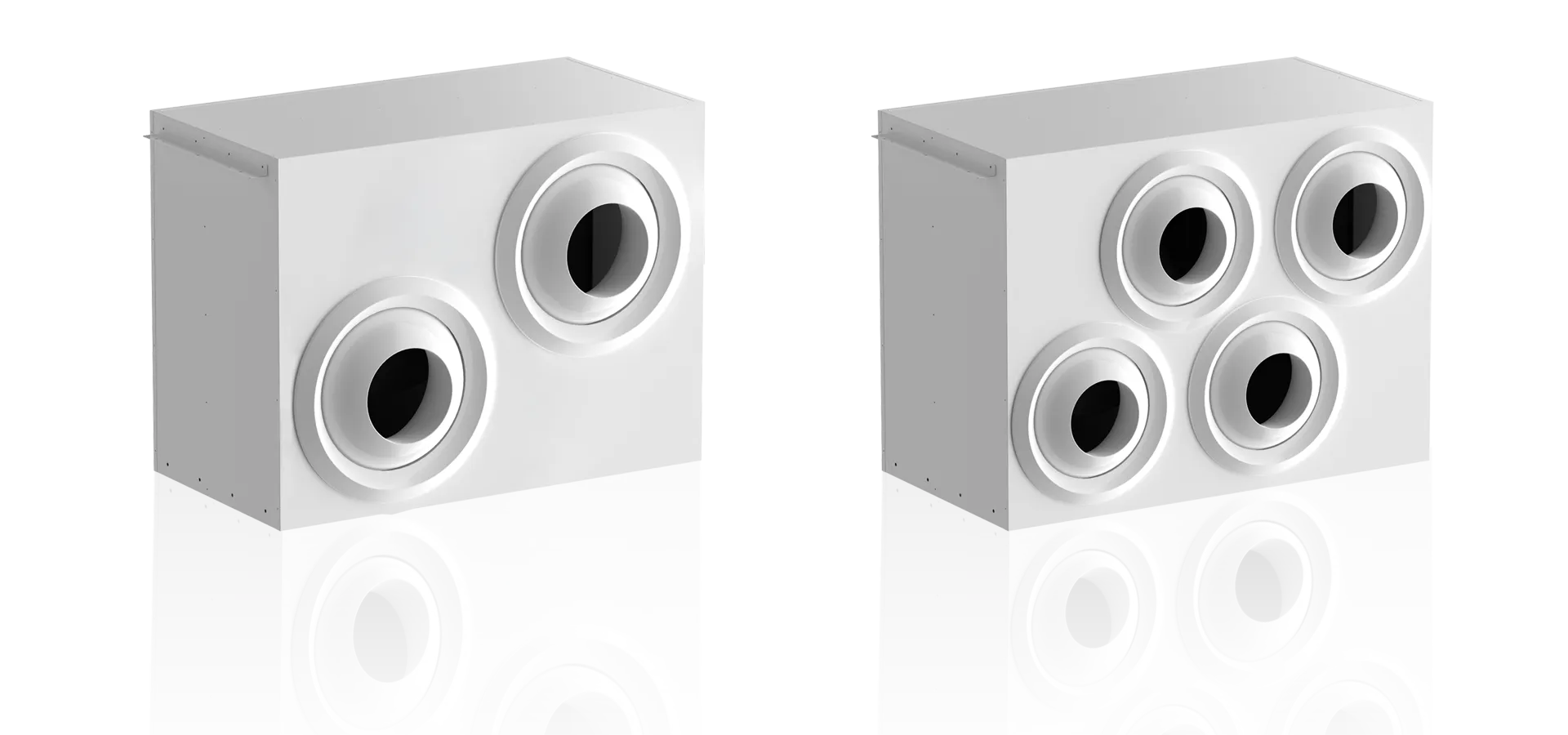 OKKI two-jet and four-jet module stacks
