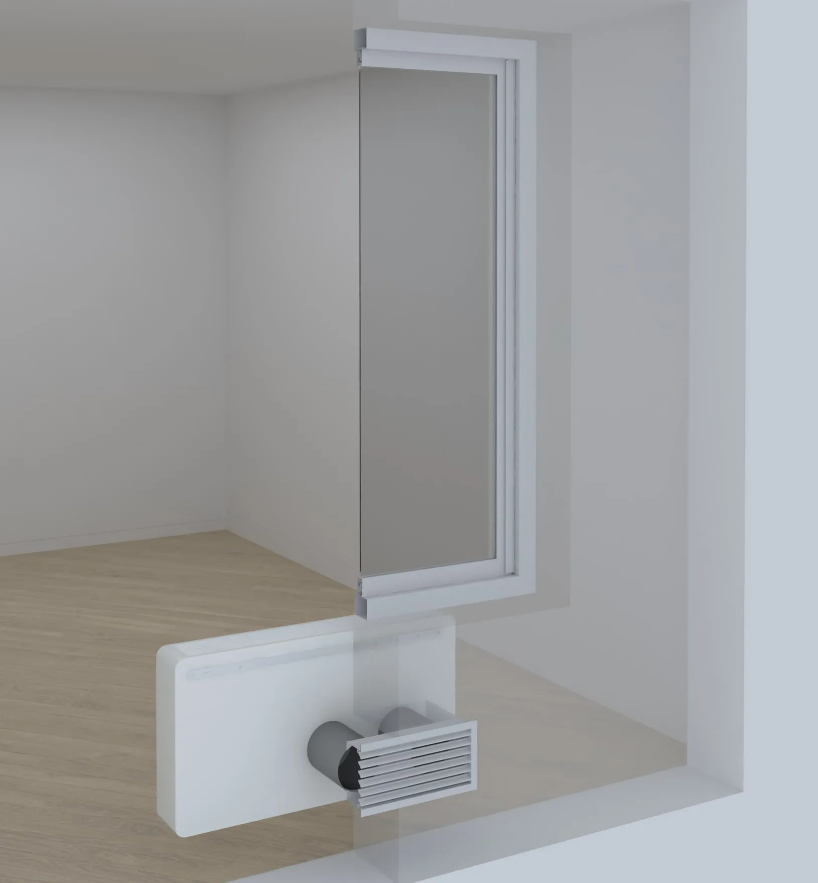 Low-wall install