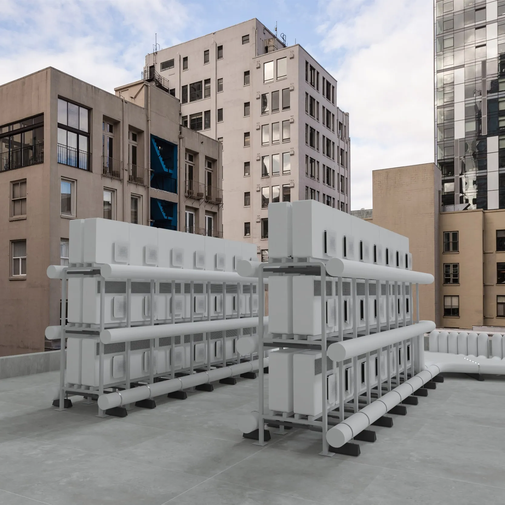 A modern building façade