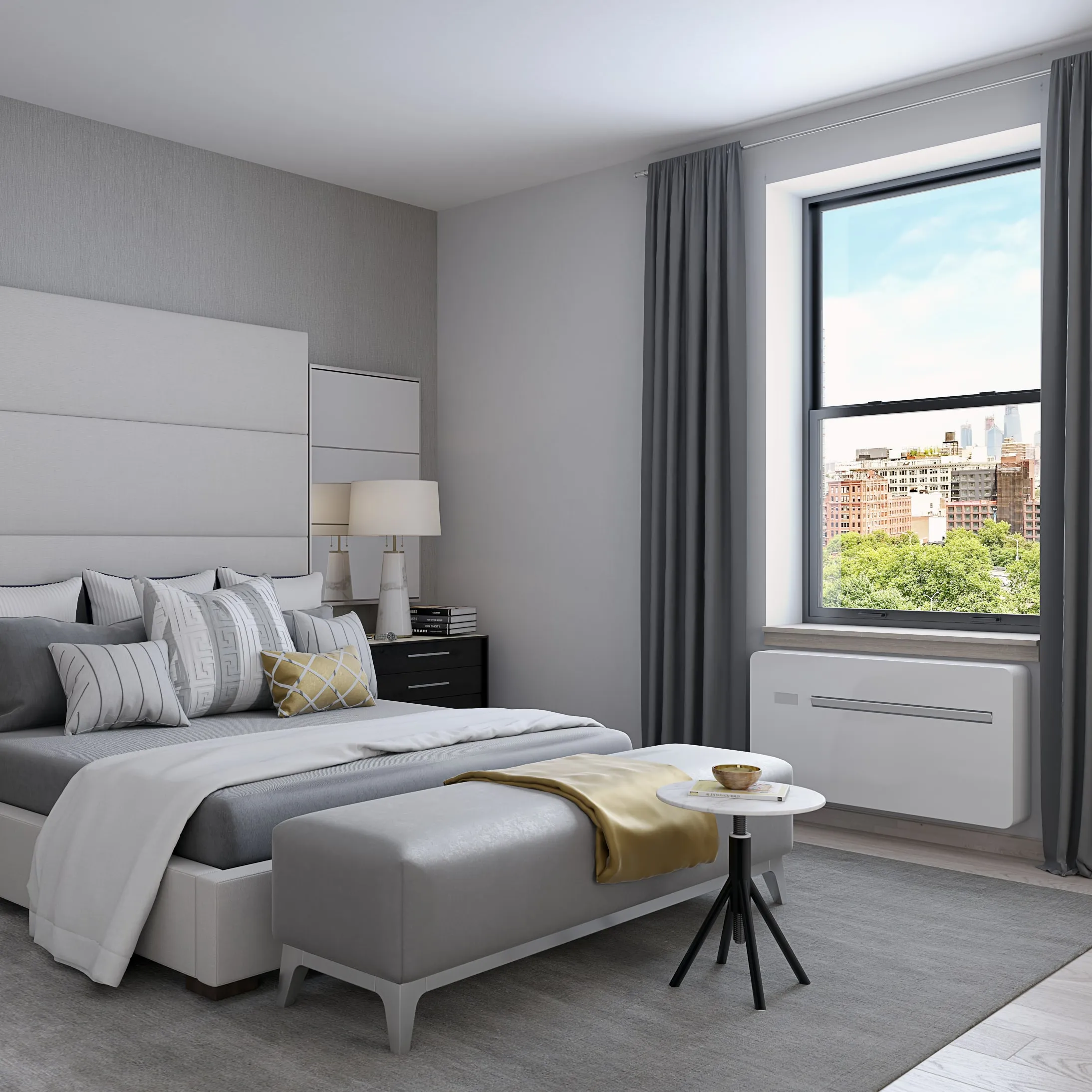 A bedroom fitted with an INNOVA unit