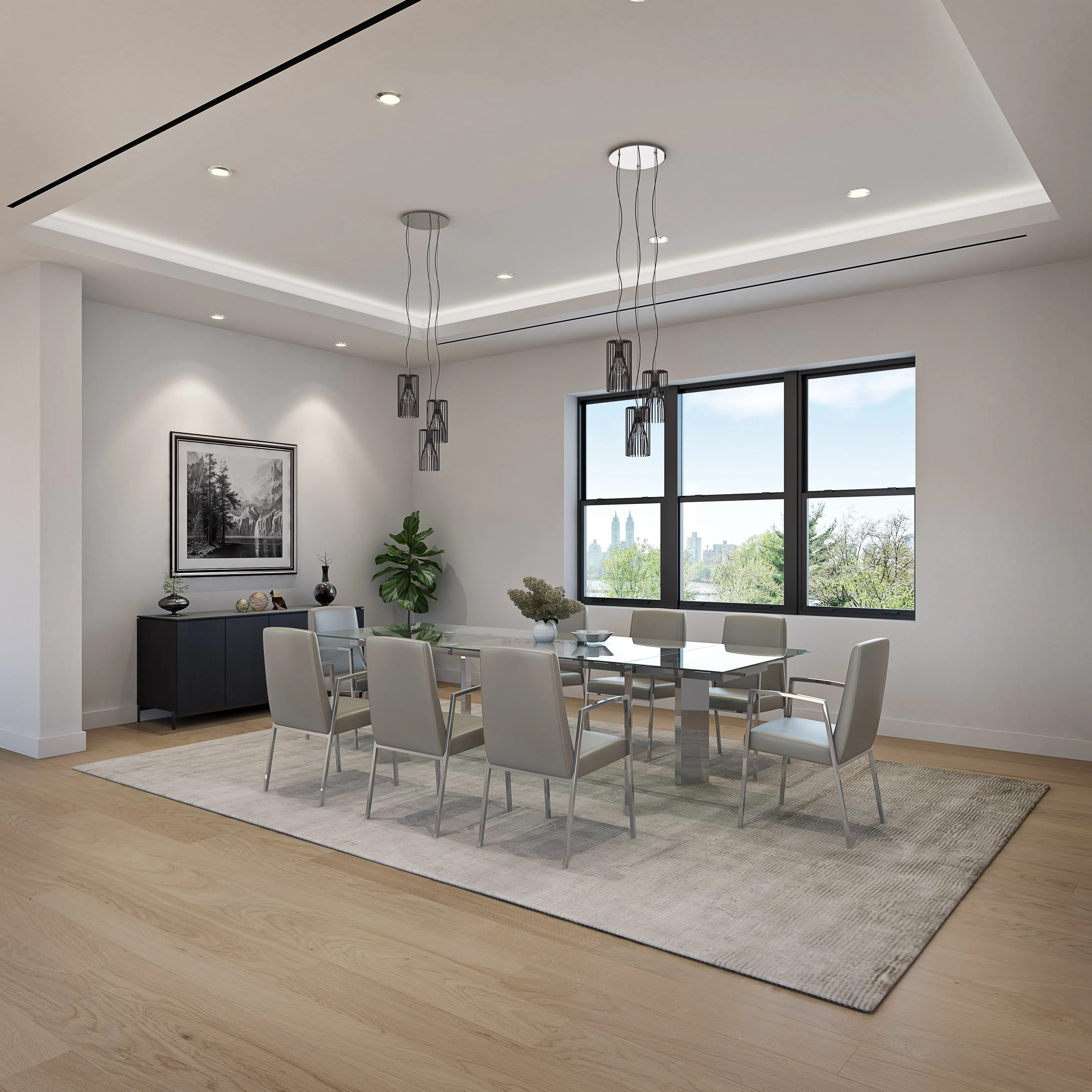AIO Ceiling Ducted unit above a false ceiling