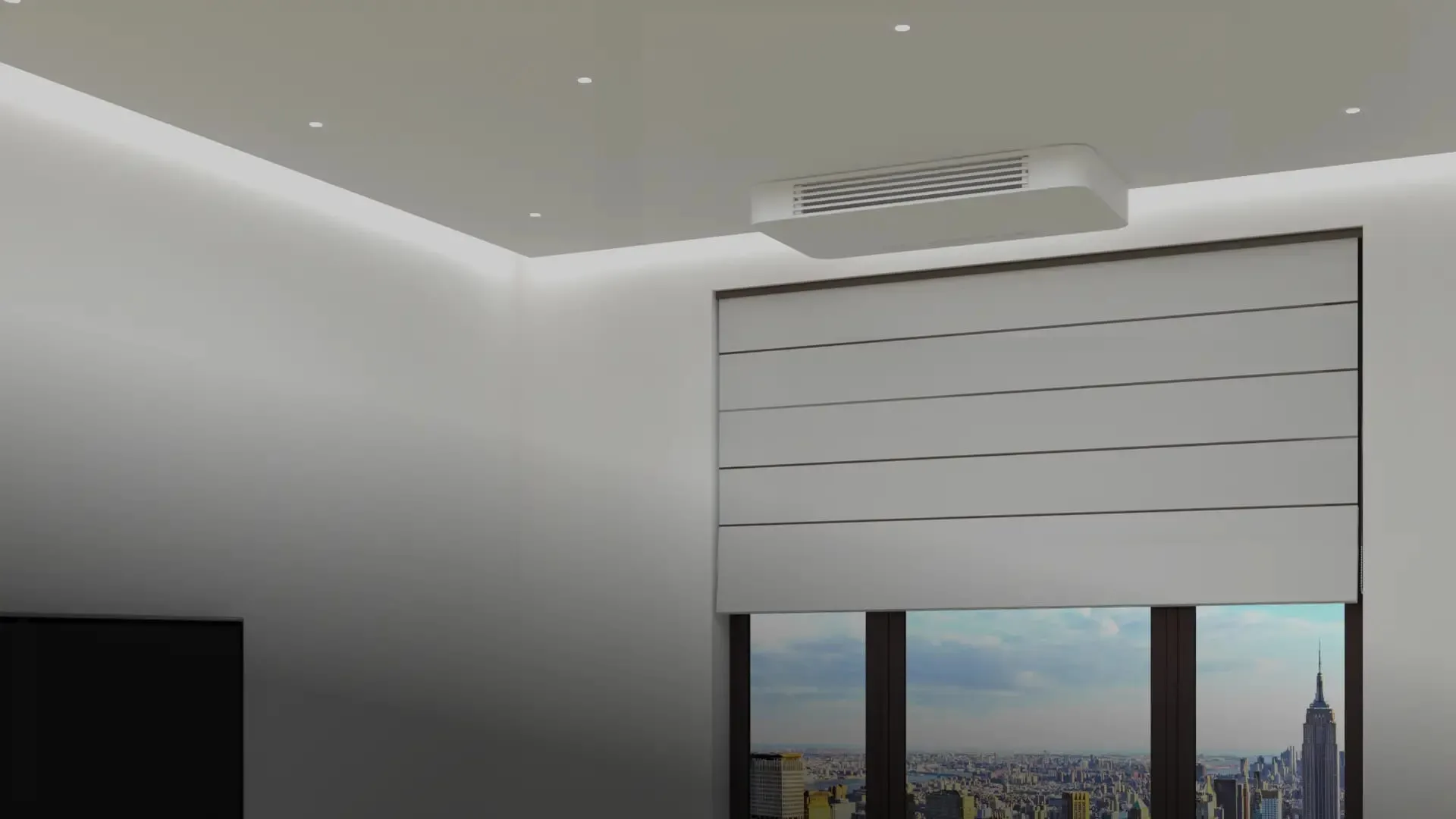 OSMO Ceiling Suspended unit below a ceiling
