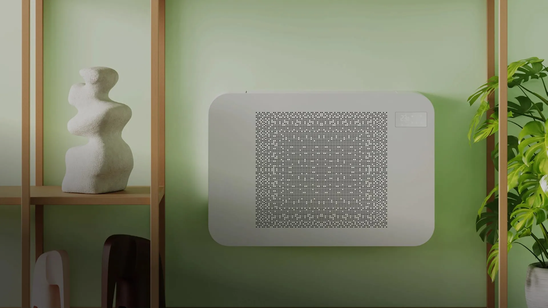 OSMO Compact Wall Mounted unit in a small room