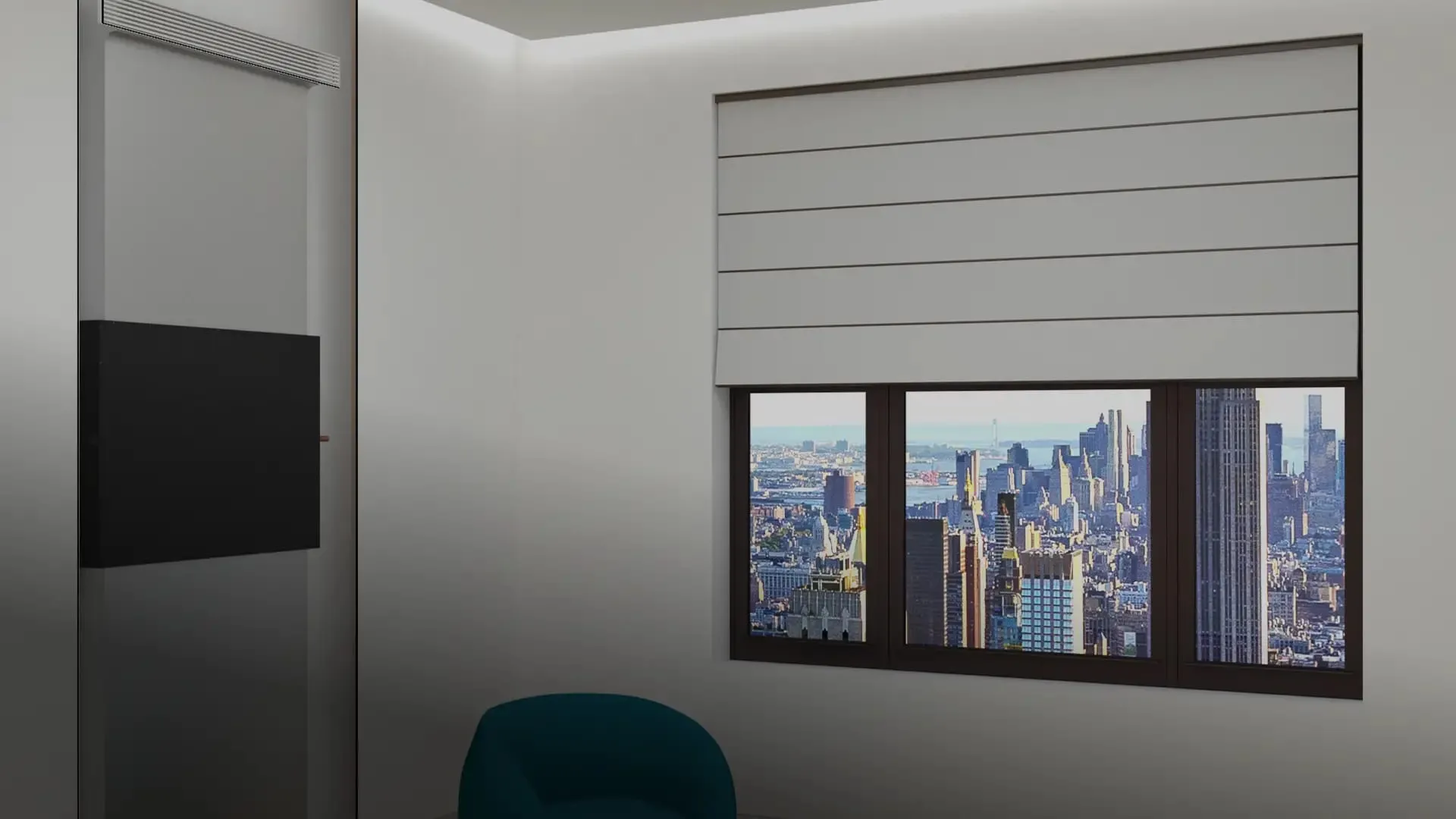 OSMO Vertical Ducted unit behind a wall